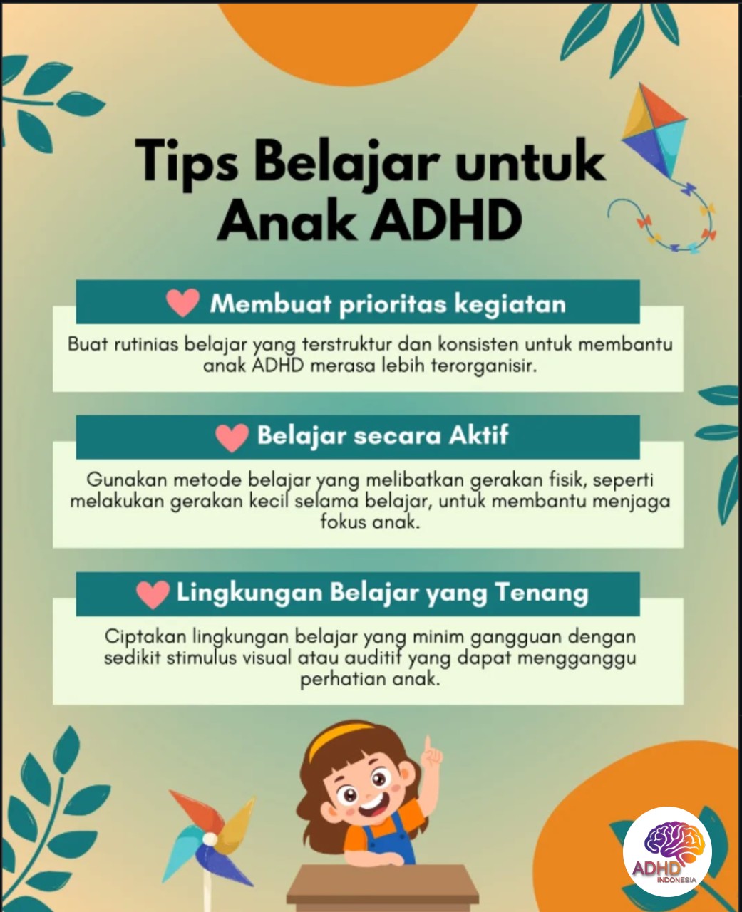 Strategi Belajar yang Cocok untuk Anak ADHD di Kabupaten Minahasa Selatan